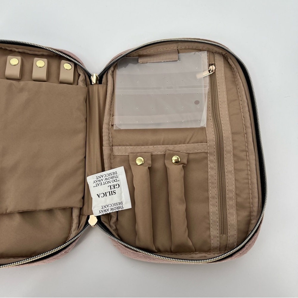 NWT Bagsmart Jewelry Organizer Travel Bag- Mauve/ Pink - Picture 3 of 7